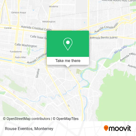 Rouse Eventos map