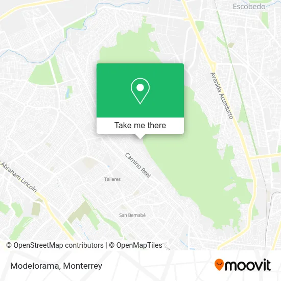 Modelorama map