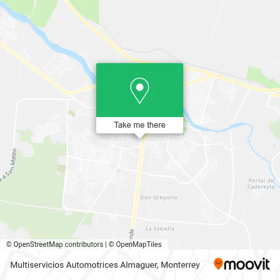 Multiservicios Automotrices Almaguer map