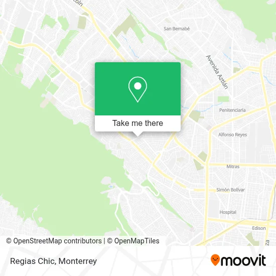 Regias Chic map