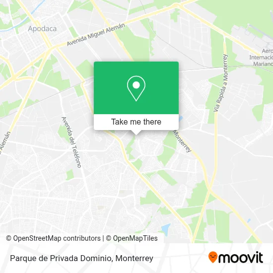 Parque de Privada Dominio map
