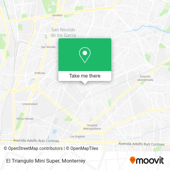El Triangulo Mini Super map