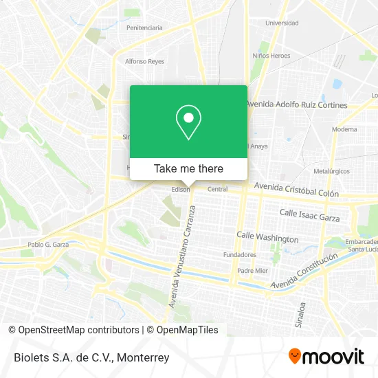 Biolets S.A. de C.V. map