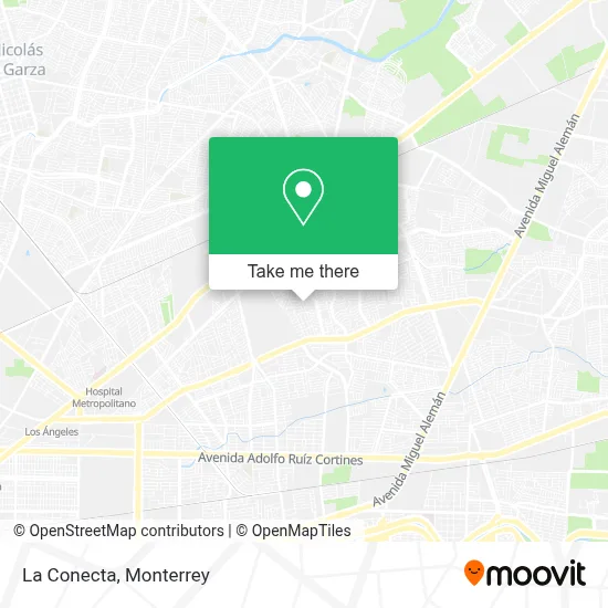 La Conecta map