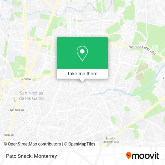 Pato Snack map