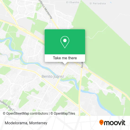 Modelorama map