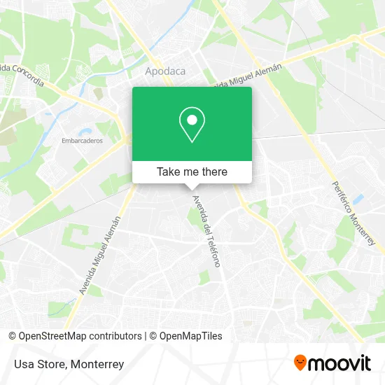 Usa Store map