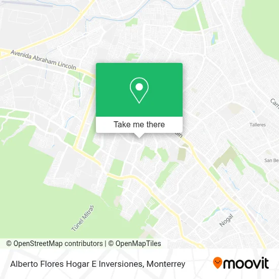 Alberto Flores Hogar E Inversiones map