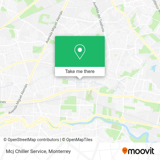 Mcj Chiller Service map