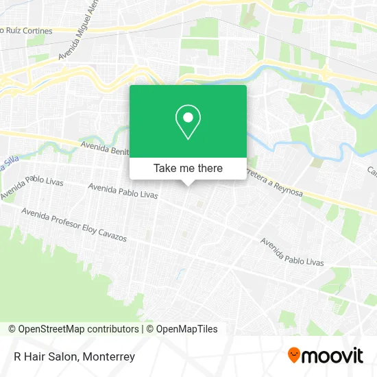 R Hair Salon map