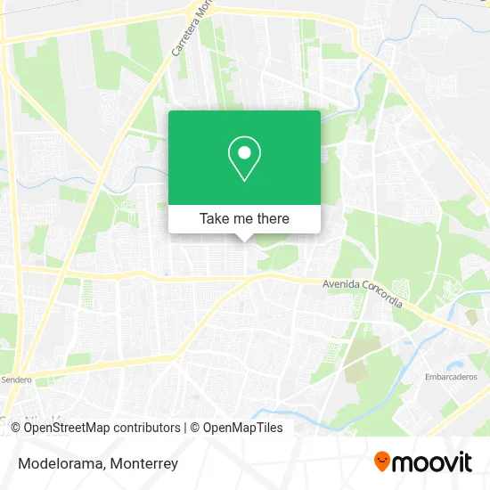 Modelorama map