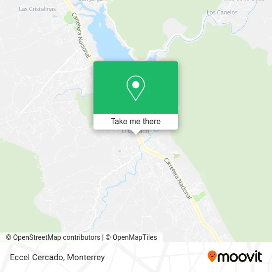 Eccel Cercado map
