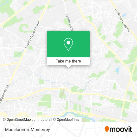 Modelorama map