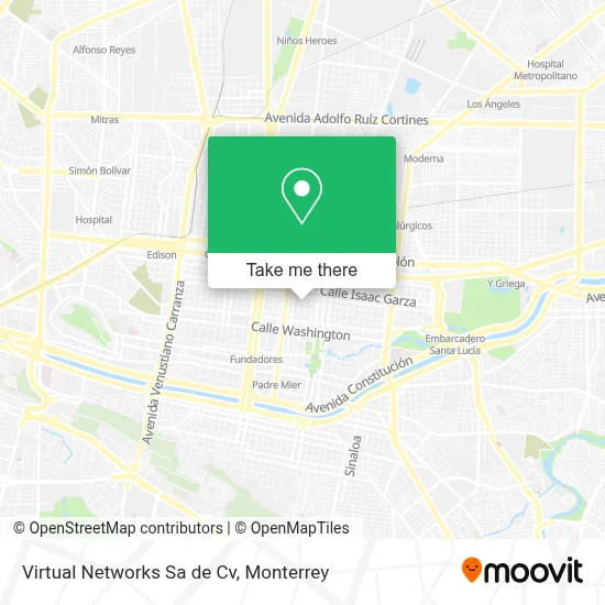 Virtual Networks Sa de Cv map