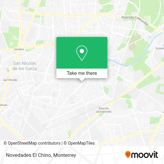 Novedades El Chino map