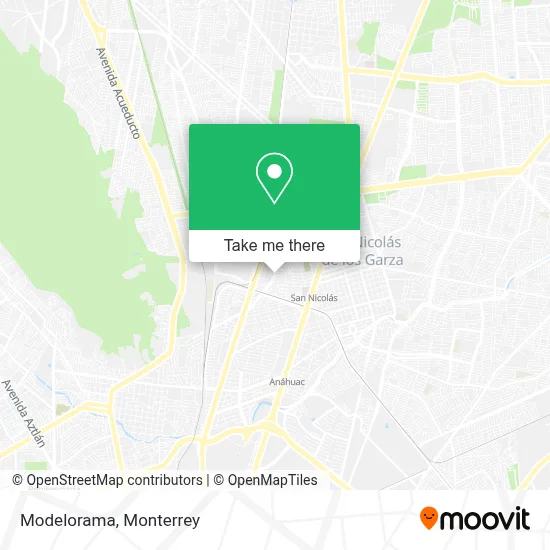 Modelorama map