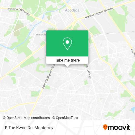 R Tae Kwon Do map