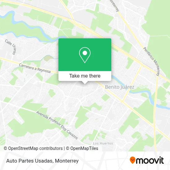 Auto Partes Usadas map