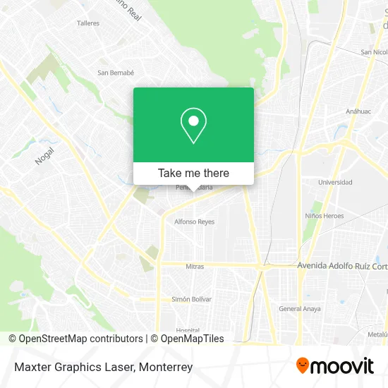 Maxter Graphics Laser map