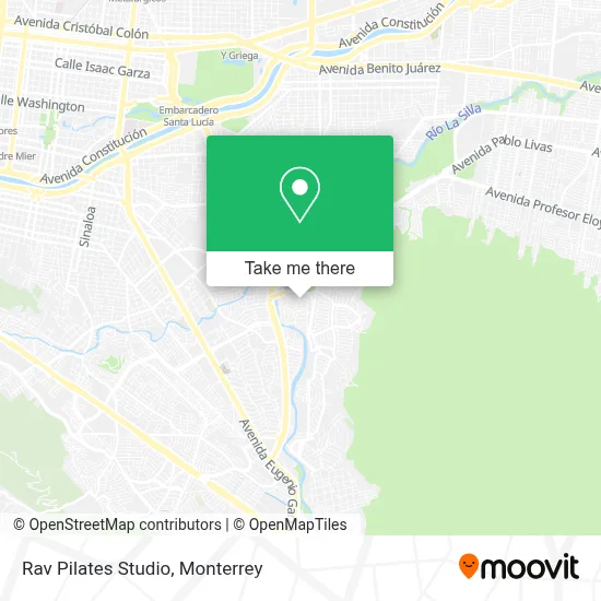 Rav Pilates Studio map