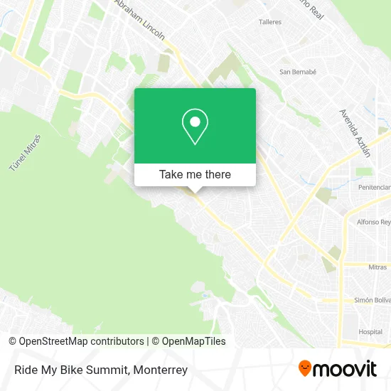 Ride My Bike Summit map