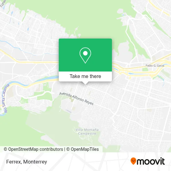Ferrex map