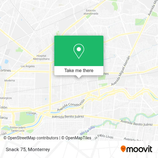 Snack 75 map