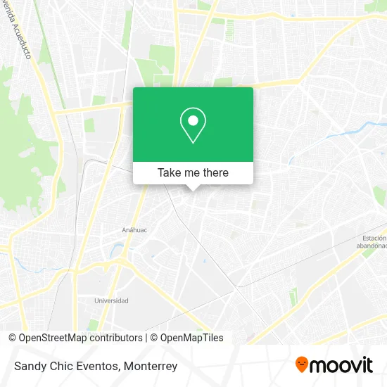 Sandy Chic Eventos map