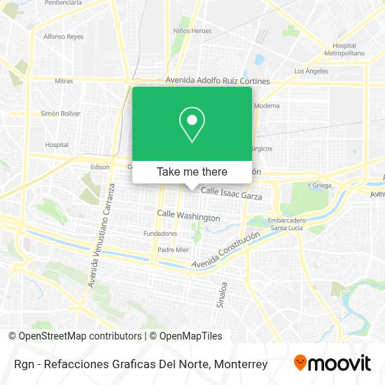 Rgn - Refacciones Graficas Del Norte map