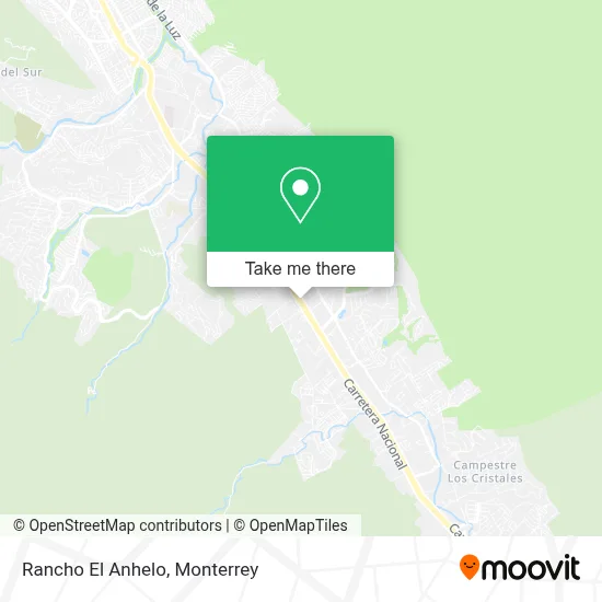 Rancho El Anhelo map