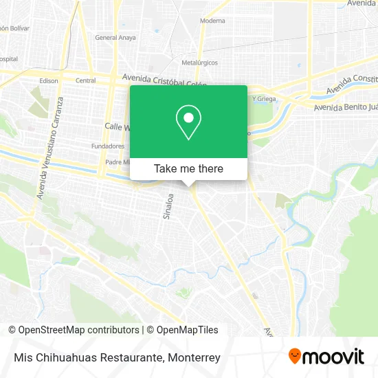 Mis Chihuahuas Restaurante map