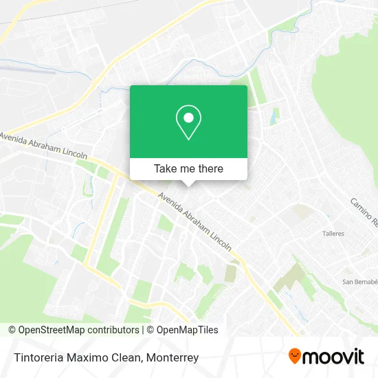 Tintoreria Maximo Clean map