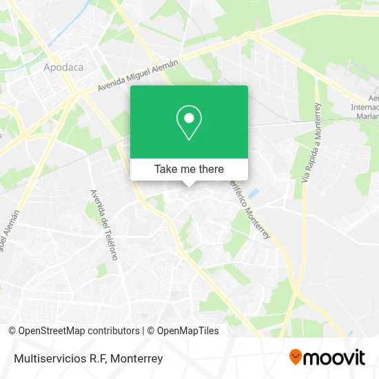 Multiservicios R.F map