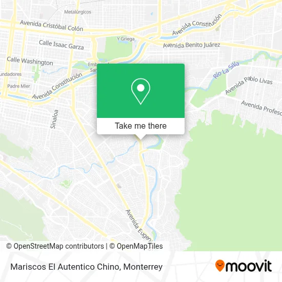 Mariscos El Autentico Chino map