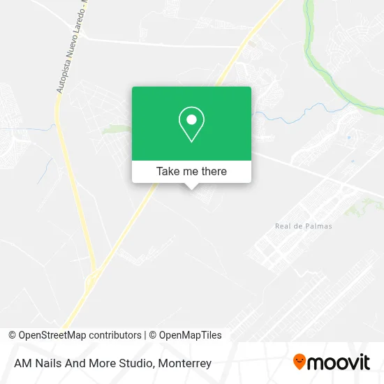 AM Nails And More Studio map