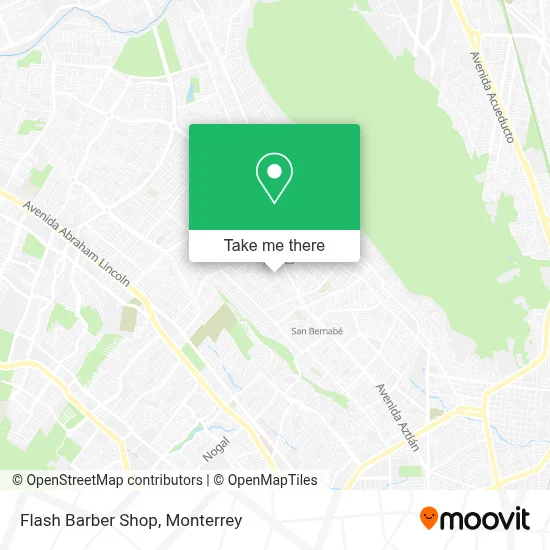 Flash Barber Shop map