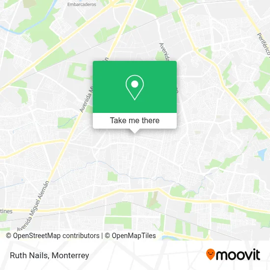 Ruth Nails map