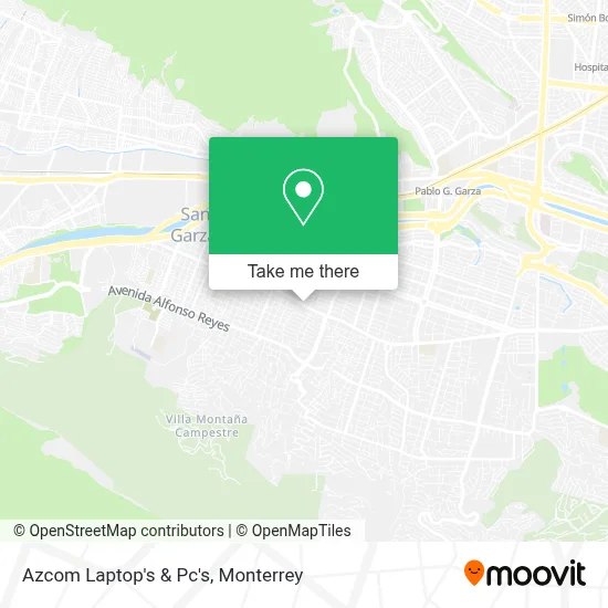 Azcom Laptop's & Pc's map