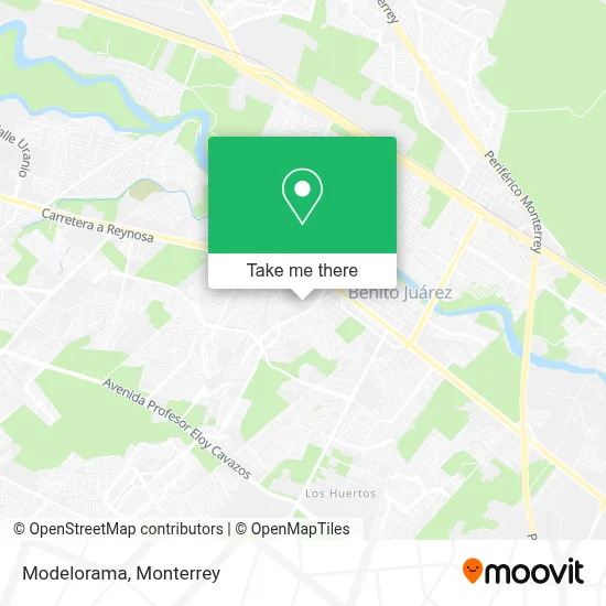 Modelorama map