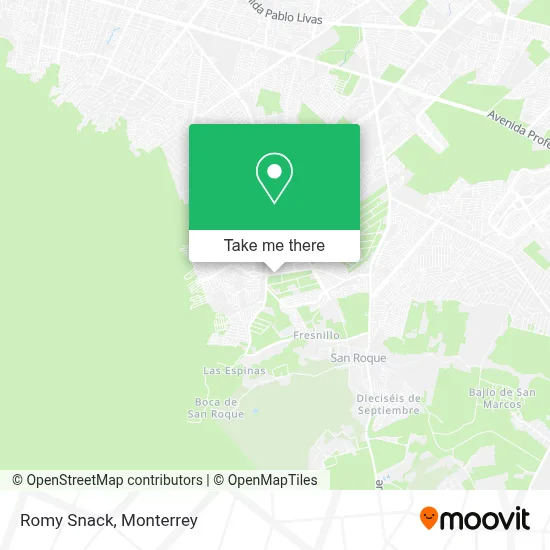Snack Romy map