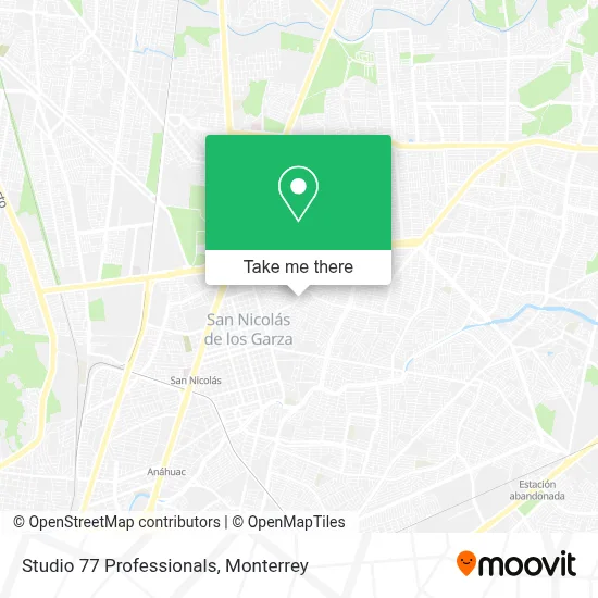 Studio 77 Professionals map