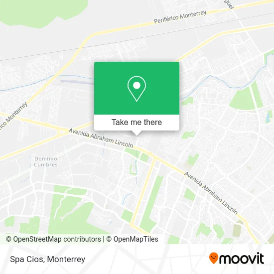 Spa Cios map
