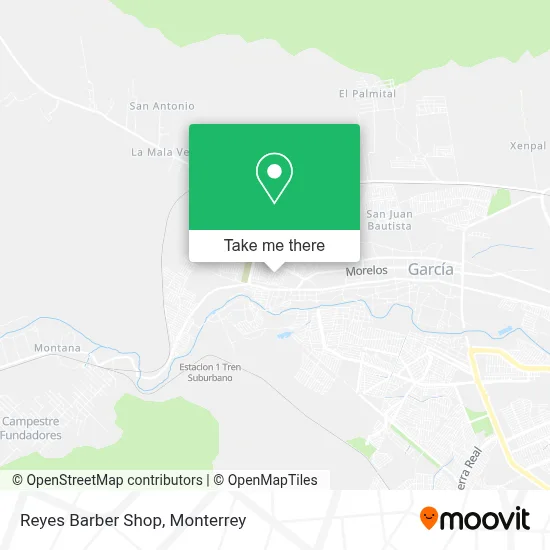 Reyes Barber Shop map