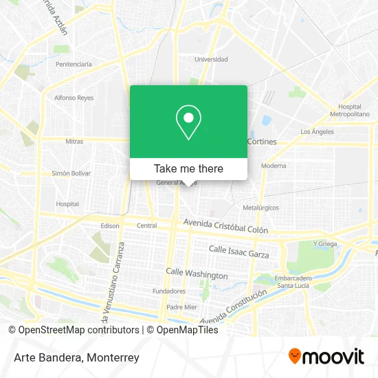 Arte Bandera map