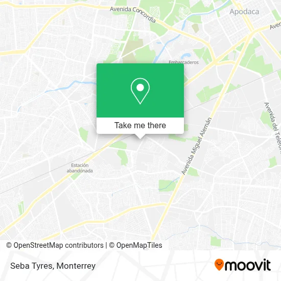 Seba Tyres map