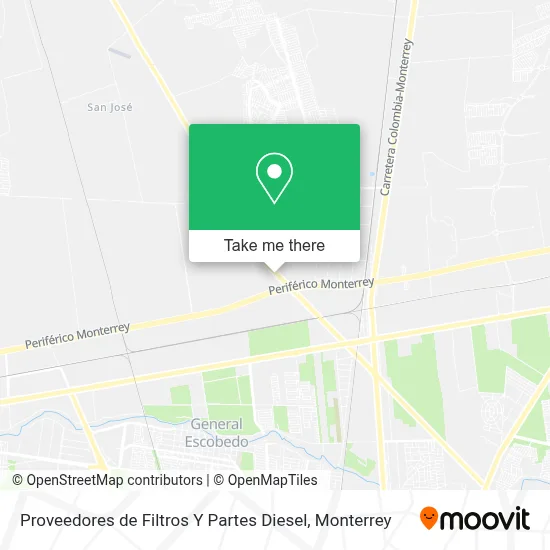 Proveedores de Filtros Y Partes Diesel map