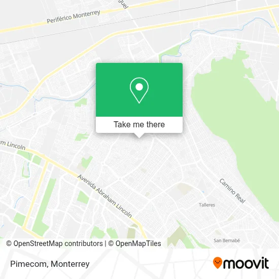 Pimecom map