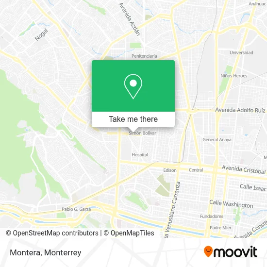 Montera map