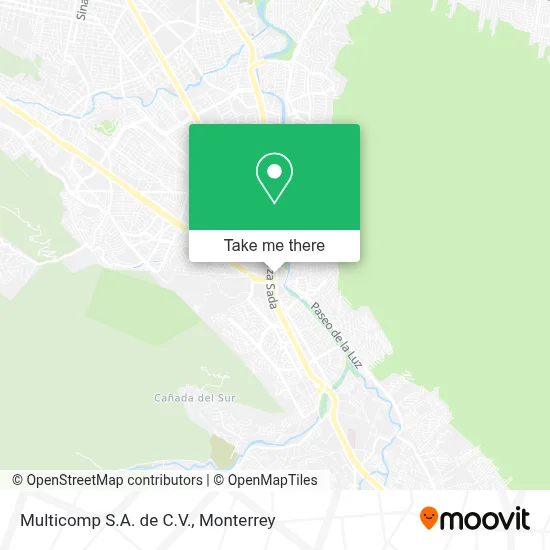 Multicomp S.A. de C.V. map