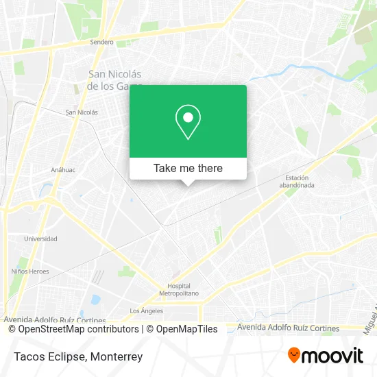 Tacos Eclipse map